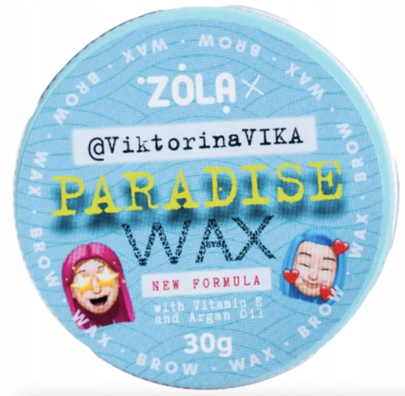 ZOLA x Viktorina Vika Wosk do stylizacji brwi Paradise Wax 15g