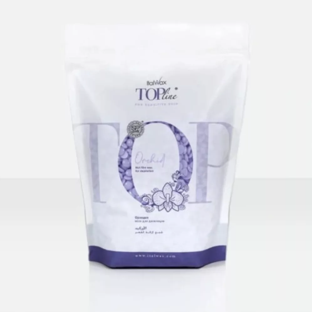 ItalWax Wosk do depilacji twardy w granulkach TOP LINE ORCHID 750g