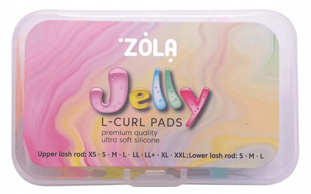 ZOLA Formy silikonowe Jelly L-curl do laminacji rzęs GÓRNE I DOLNE