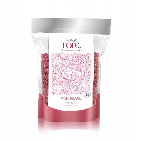 ItalWax Wosk do depilacji twardy w granulkach TOP LINE PINK PEARL 750g
