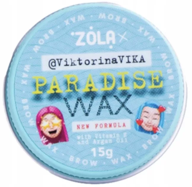 ZOLA x Viktorina Vika Wosk do stylizacji brwi Paradise Wax 15g