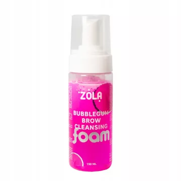 ZOLA Pianka do brwi różowa, oczyszczająca Bubble Gum 150 ml