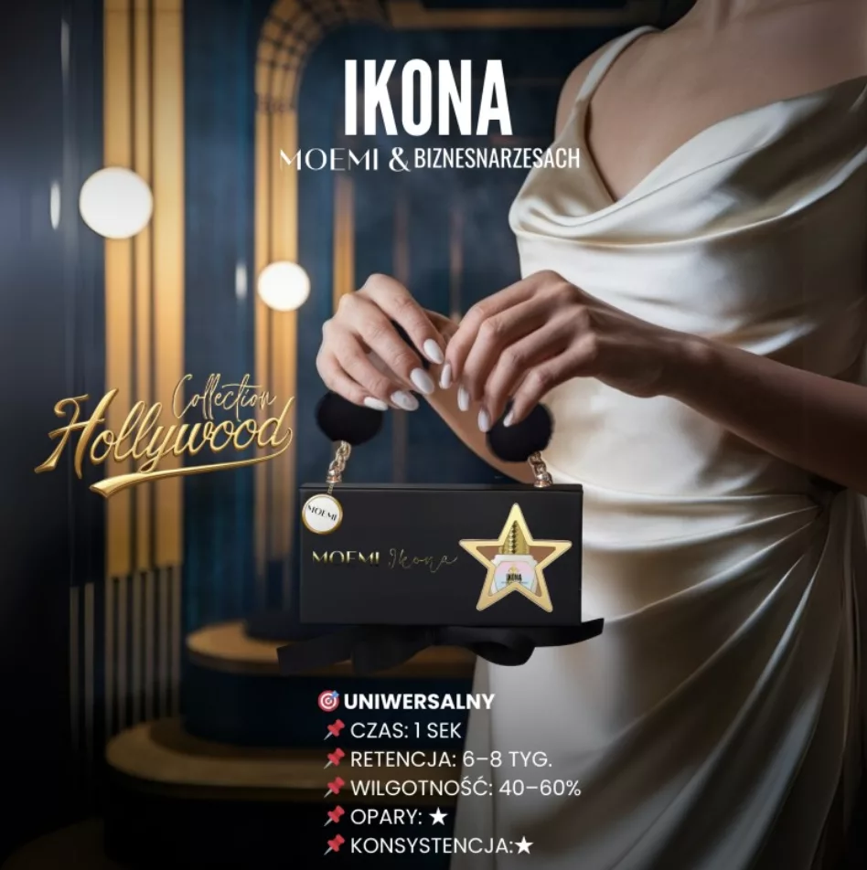 Moemi Ikona 5ml Hollywood – Klej do Przedłużania Rzęs | Jednosekundowy | Niski Opar @biznesnarzesach