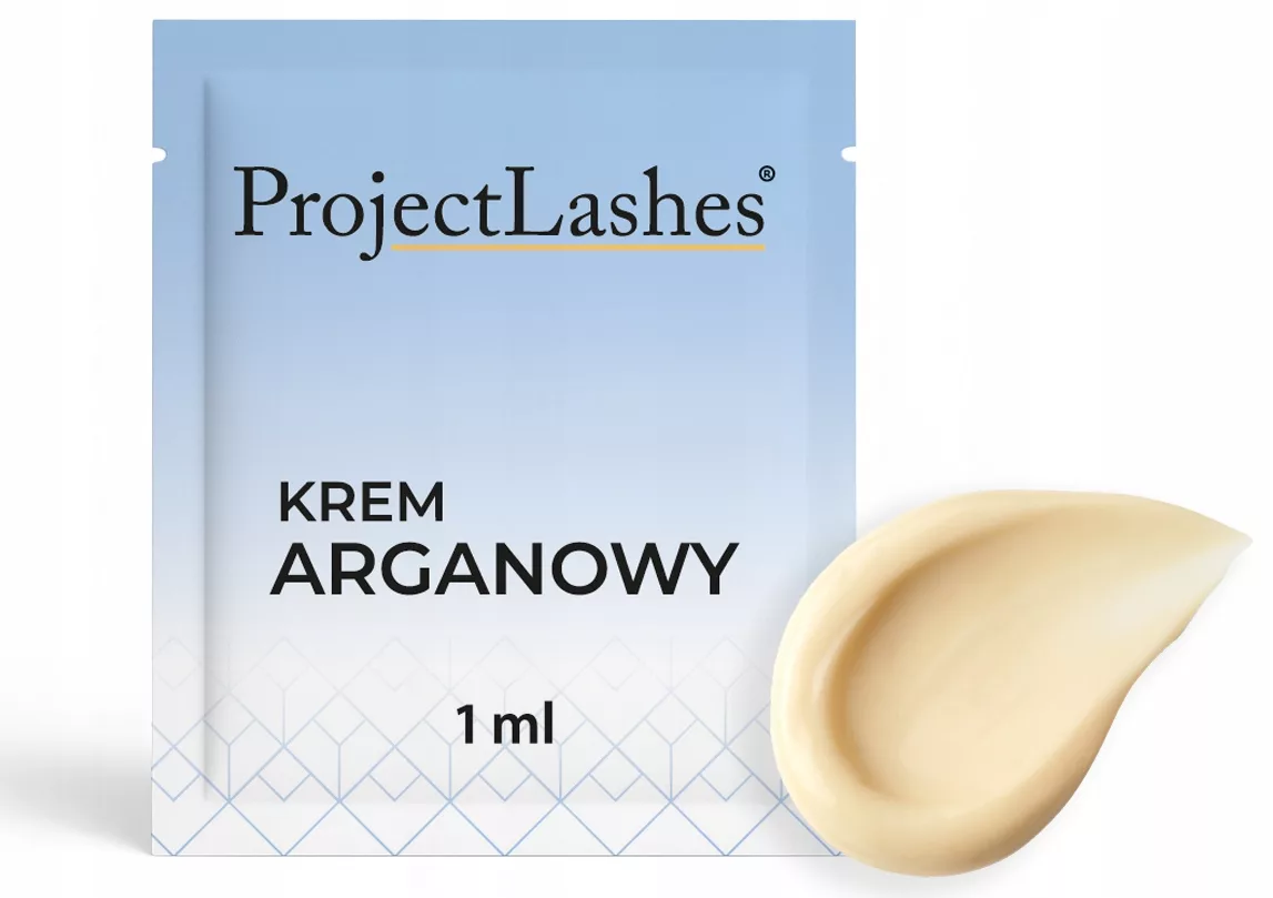 Krem arganowy ProjectLashes 1 ml odżywiająca regeneracja brwi i rzęs