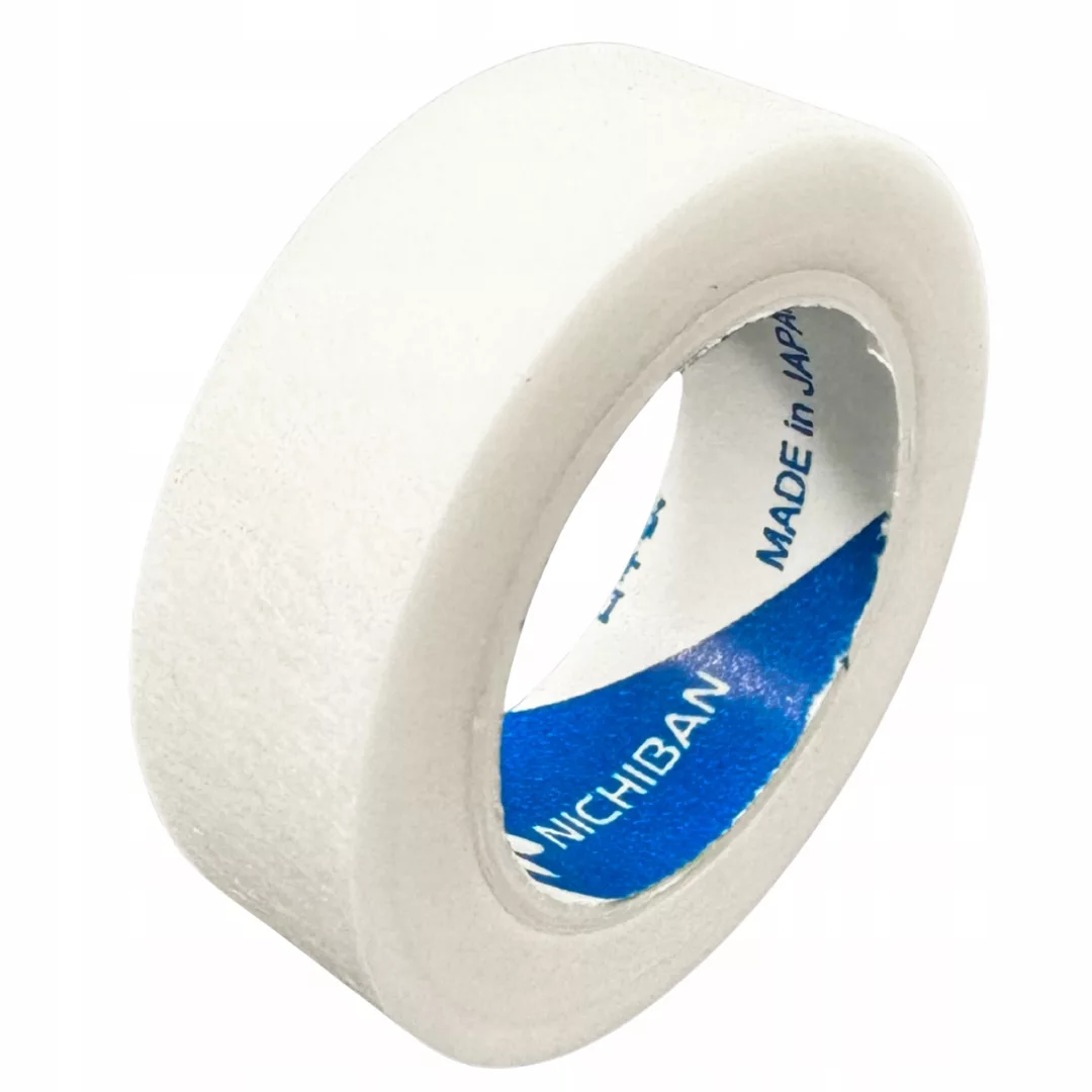 Taśma Nichiban Nichipore papierowa medyczna do przedłużania rzęs 2,5cm X 6m