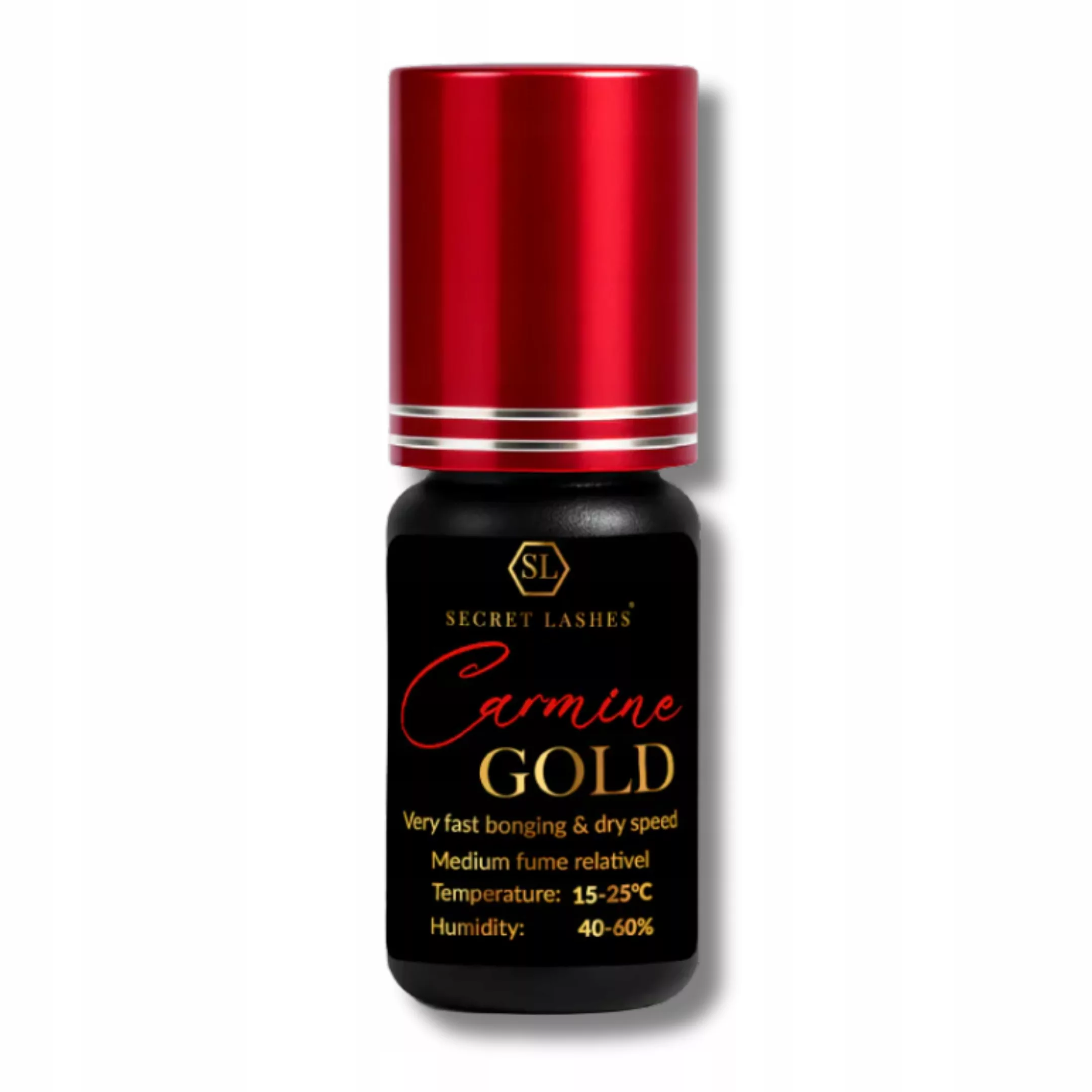 Klej do rzęs SECRET LASHES SL Carmine Gold 5g + GRATIS