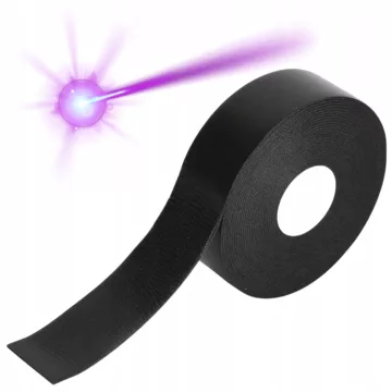 ProjectLashes czarna taśma piankowa do rzęs metodą UV 2,5 cm x 5 m ochronna