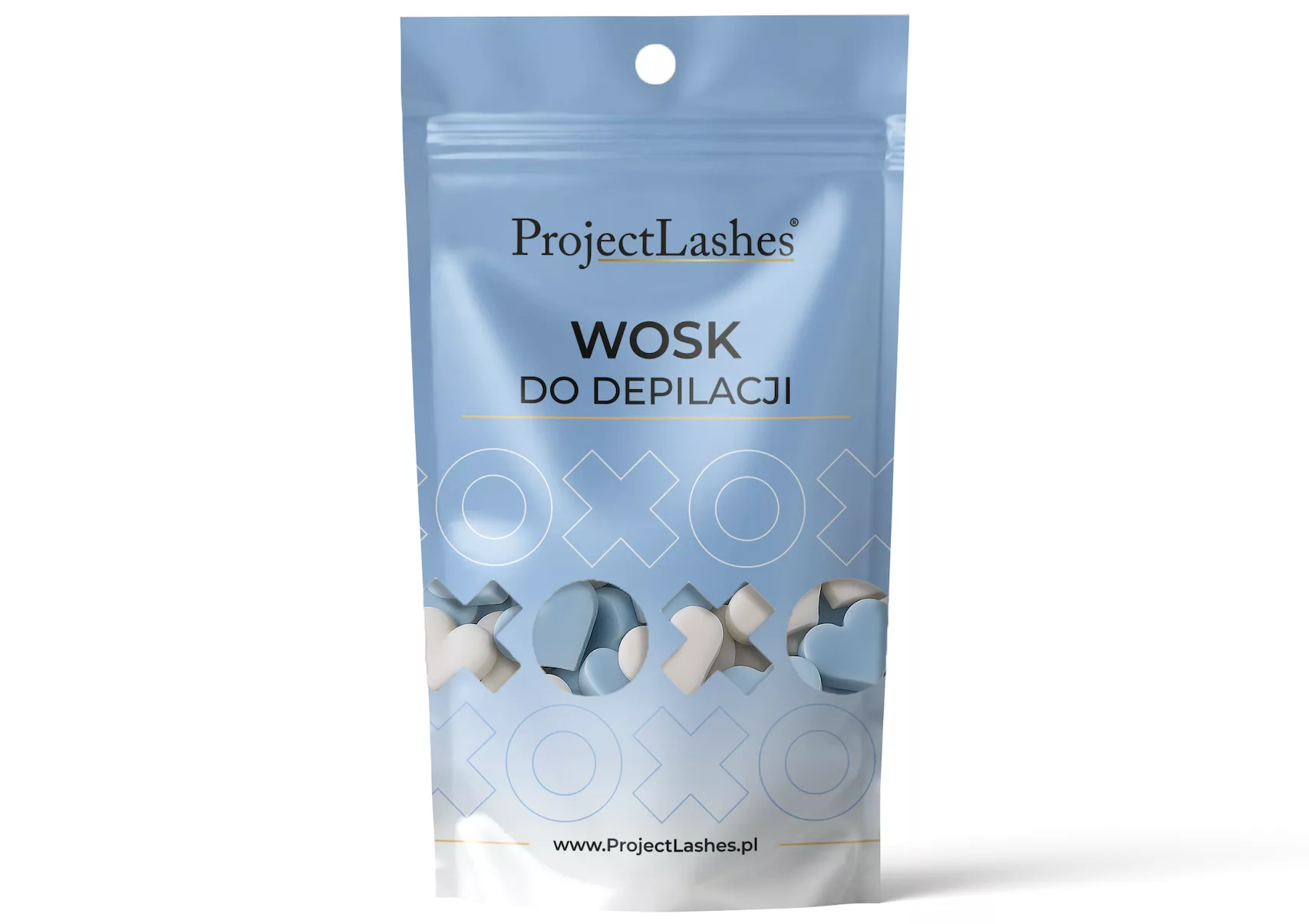 ProjectLashes XOXO Wax Wosk Twardy do depilacji SERCA color MIX