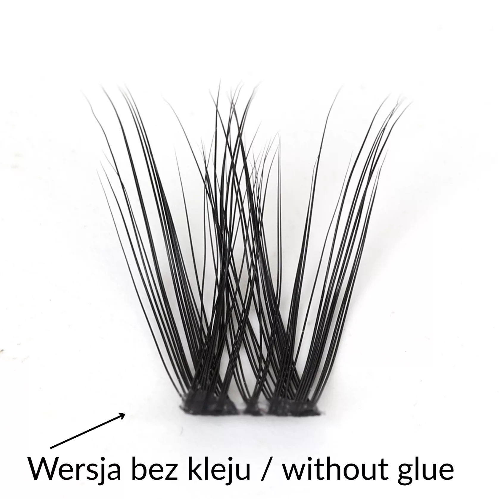 Rzęsy bondingowe ProjectLashes VelvetBond DIY mix 10-12-14mm CLASSIC cluster