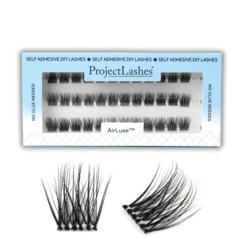 Rzęsy bondingowe ProjectLashes AirLux DIY mix 10-12-14mm Z KLEJEM cluster