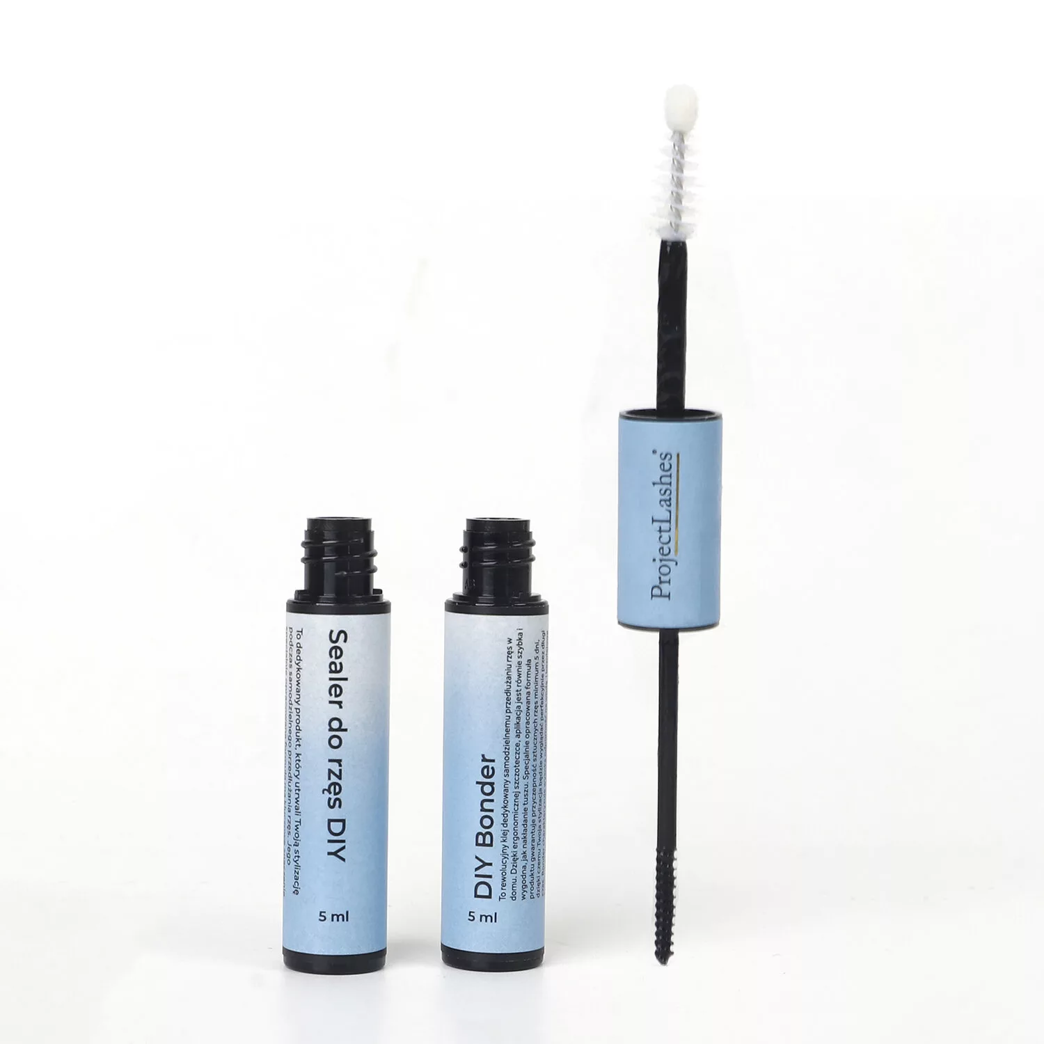 Klej do rzęs bondingowych ProjectLashes DIY Bond & Seal Czarny 2w1 10g
