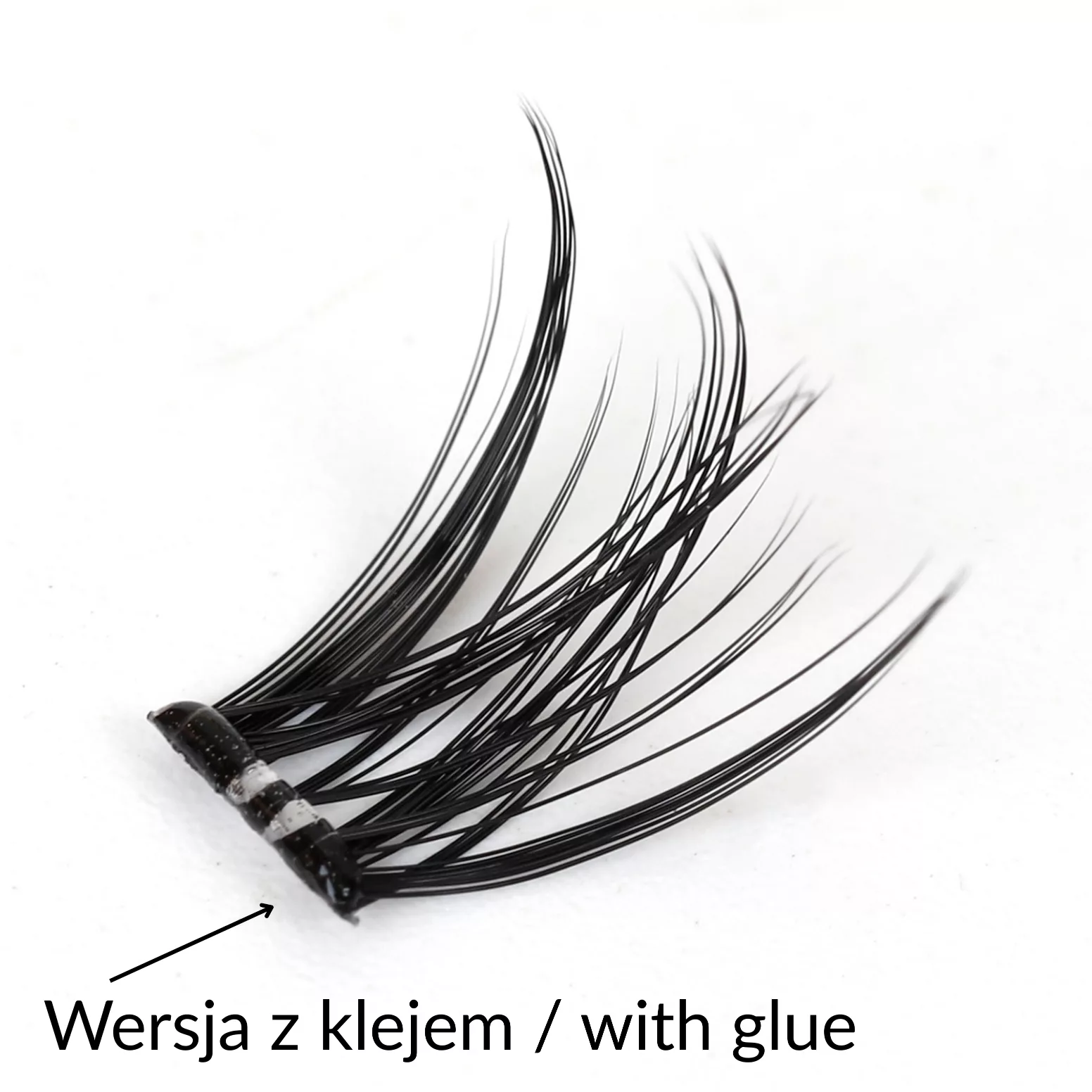 Rzęsy bondingowe ProjectLashes VelvetBond DIY mix 10-12-14mm Z KLEJEM cluster
