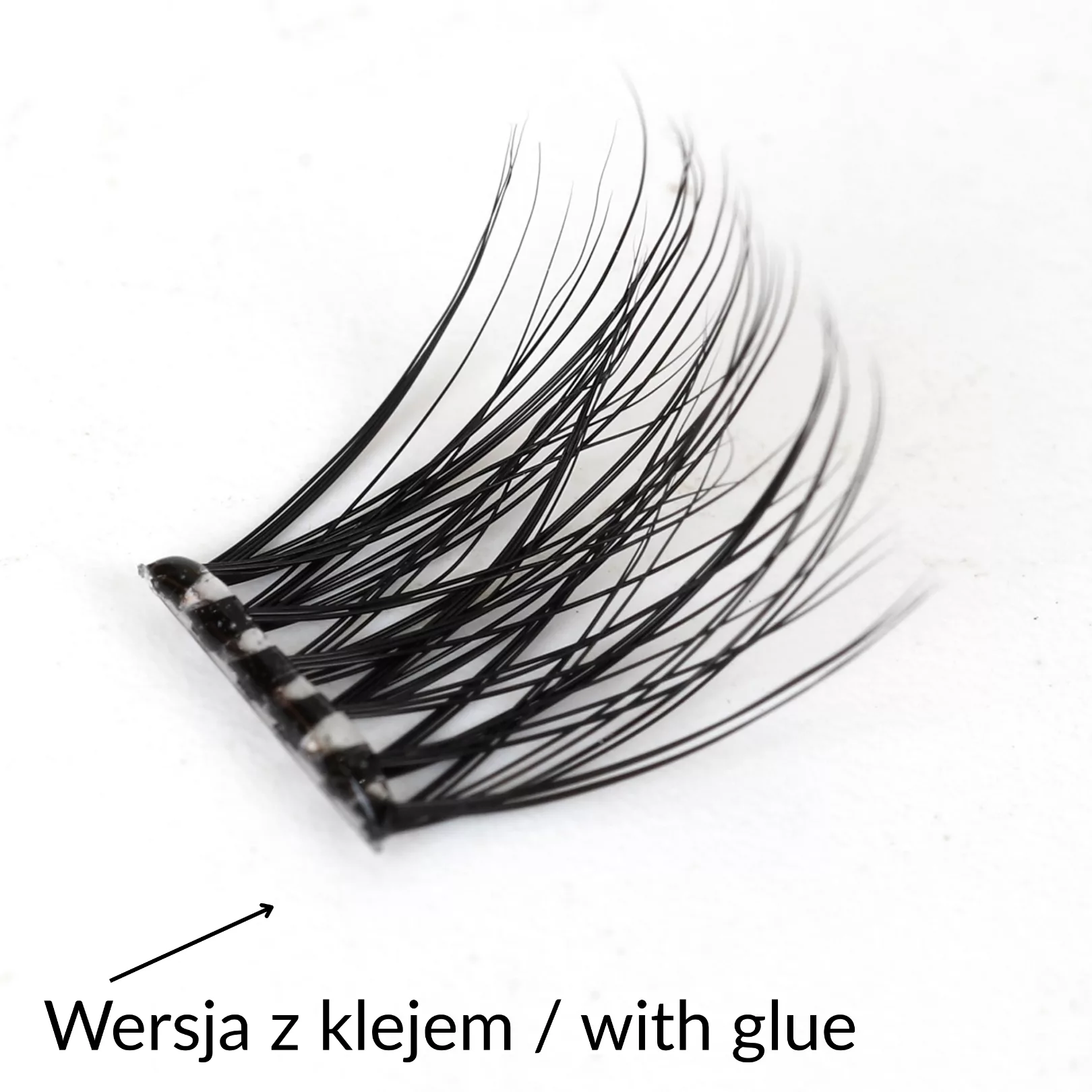 Rzęsy bondingowe ProjectLashes AirLux DIY mix 10-12-14mm Z KLEJEM cluster