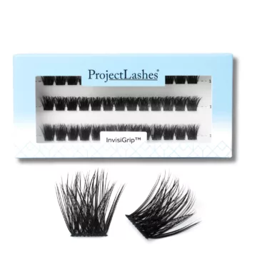 Rzęsy bondingowe ProjectLashes InvisiGrip DIY mix 10-12-14mm CLASSIC cluster