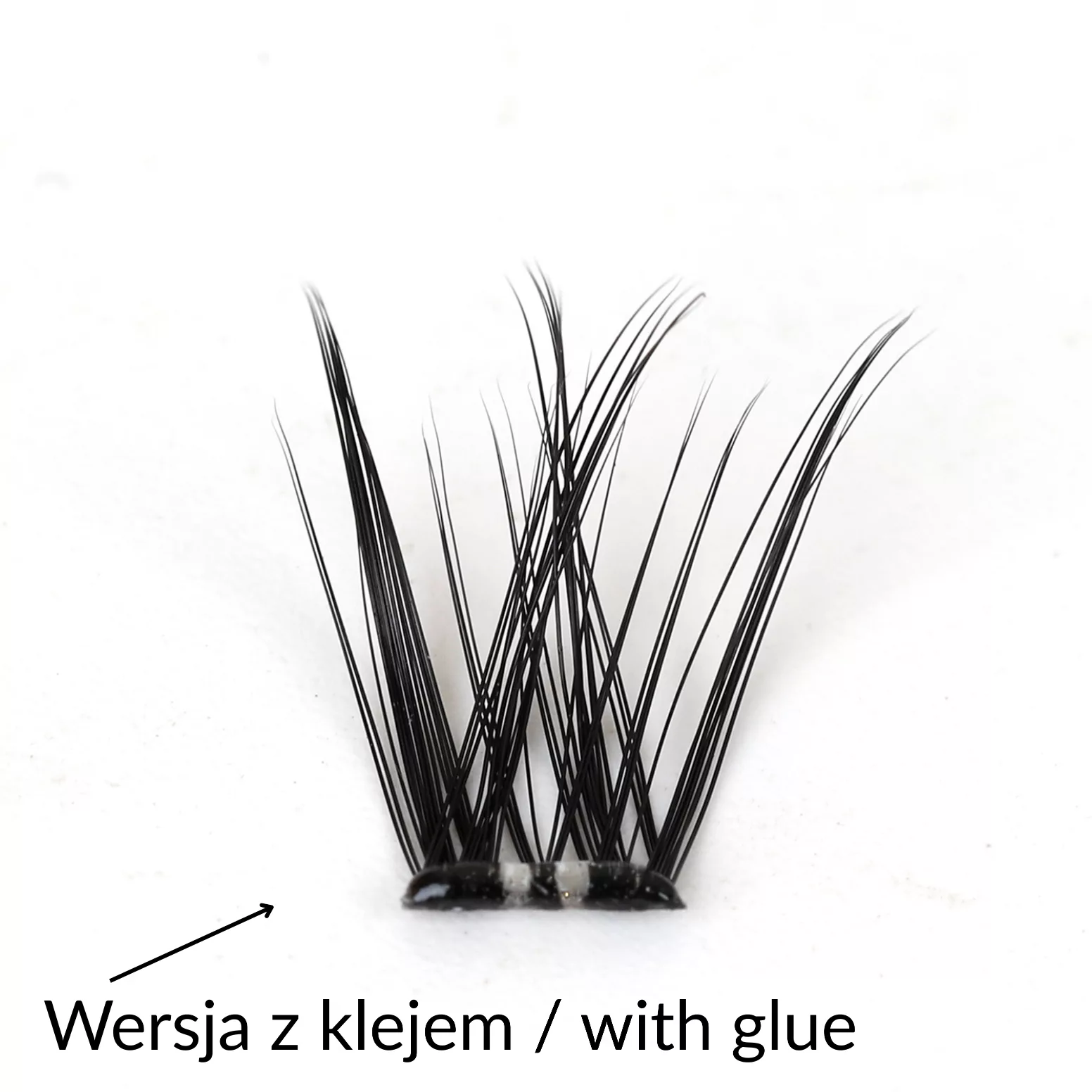 Rzęsy bondingowe ProjectLashes VelvetBond DIY mix 10-12-14mm Z KLEJEM cluster