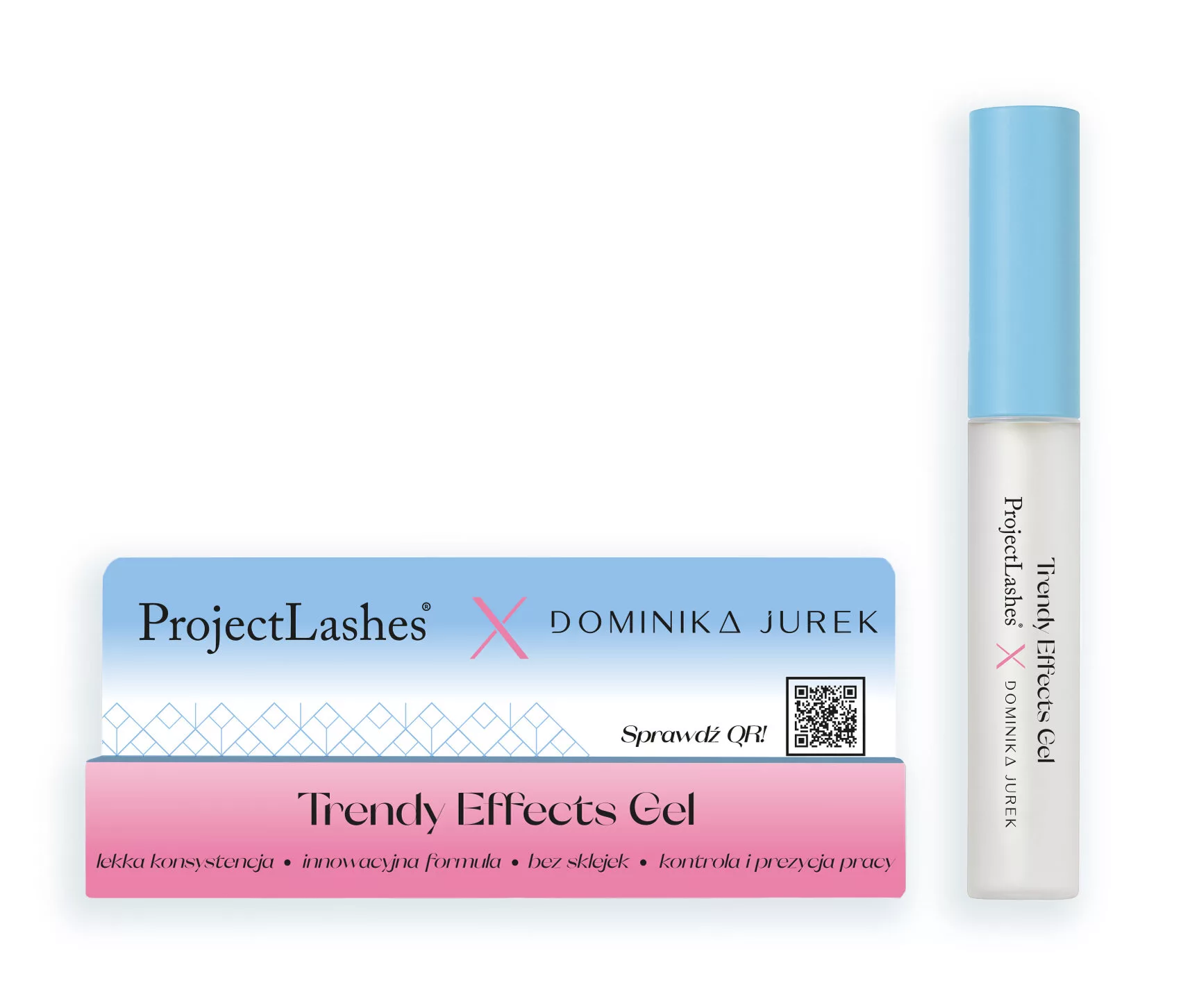 Trendy Effects Gel ProjectLashes X Dominika Jurek Efekt Kim & Wet Rays