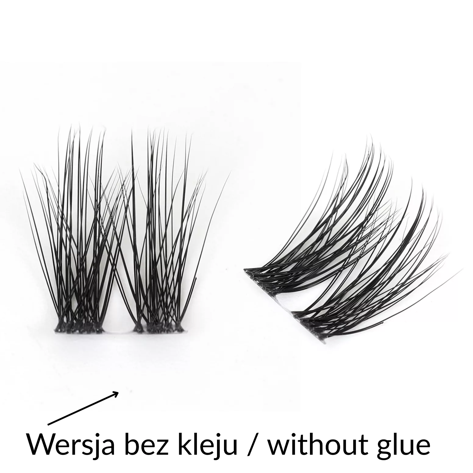 Rzęsy bondingowe ProjectLashes GlamSeal DIY mix 10-12-14mm CLASSIC cluster