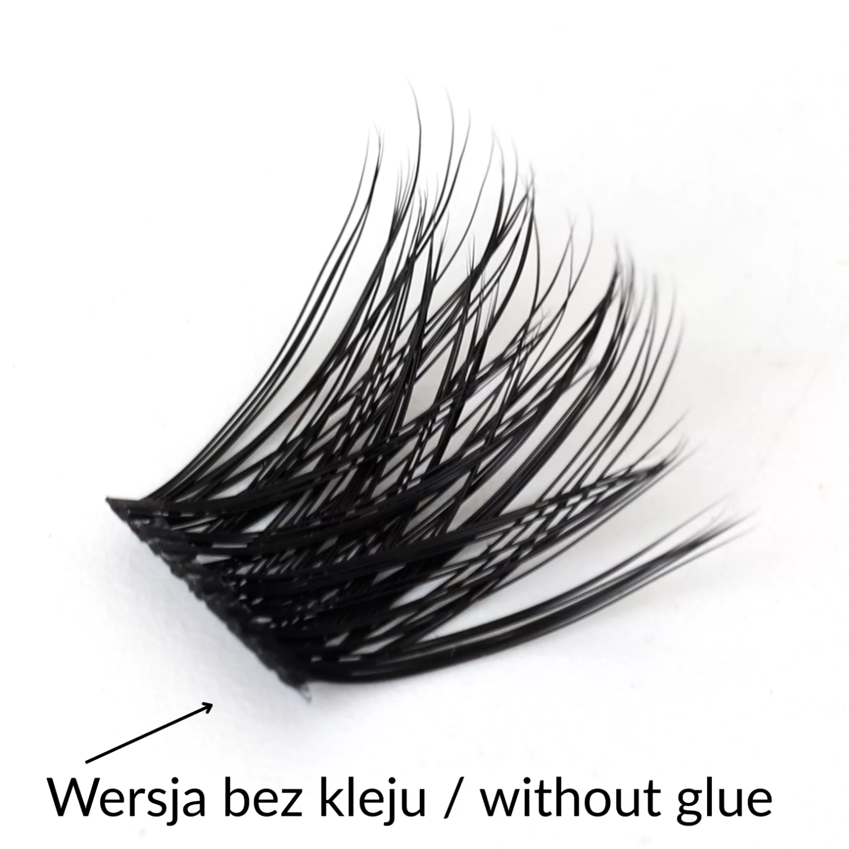 Rzęsy bondingowe ProjectLashes InvisiGrip DIY mix 10-12-14mm CLASSIC cluster