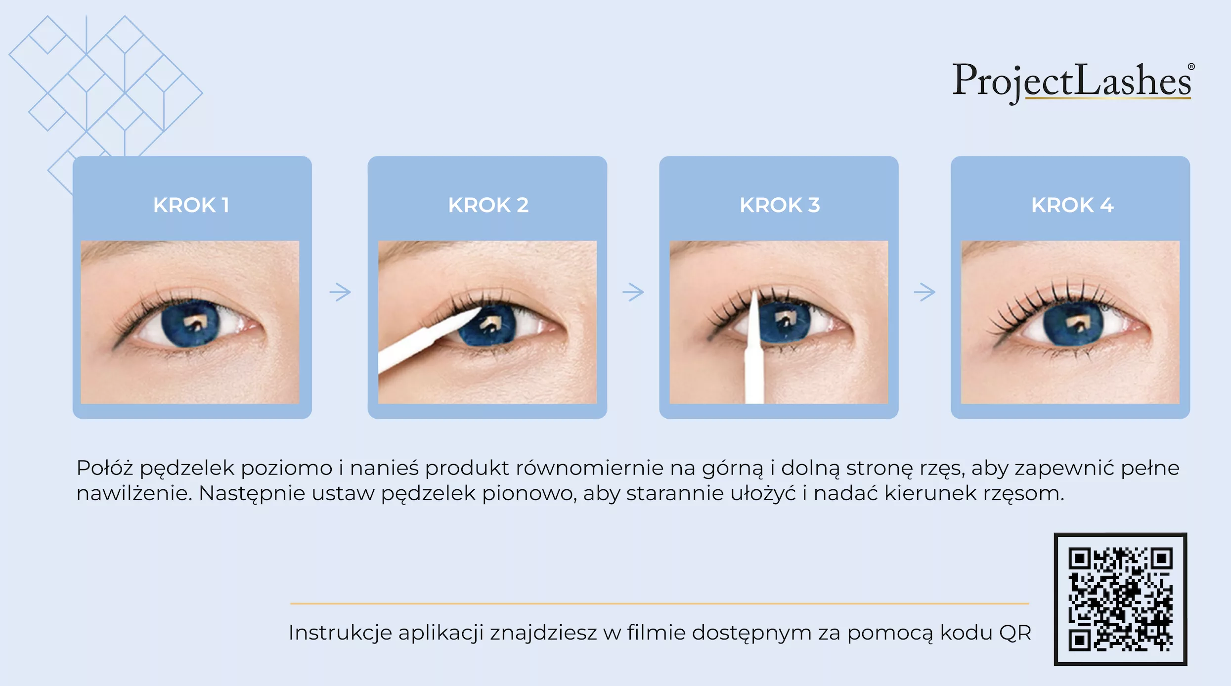 Trendy Effects Gel ProjectLashes X Dominika Jurek Efekt Kim & Wet Rays