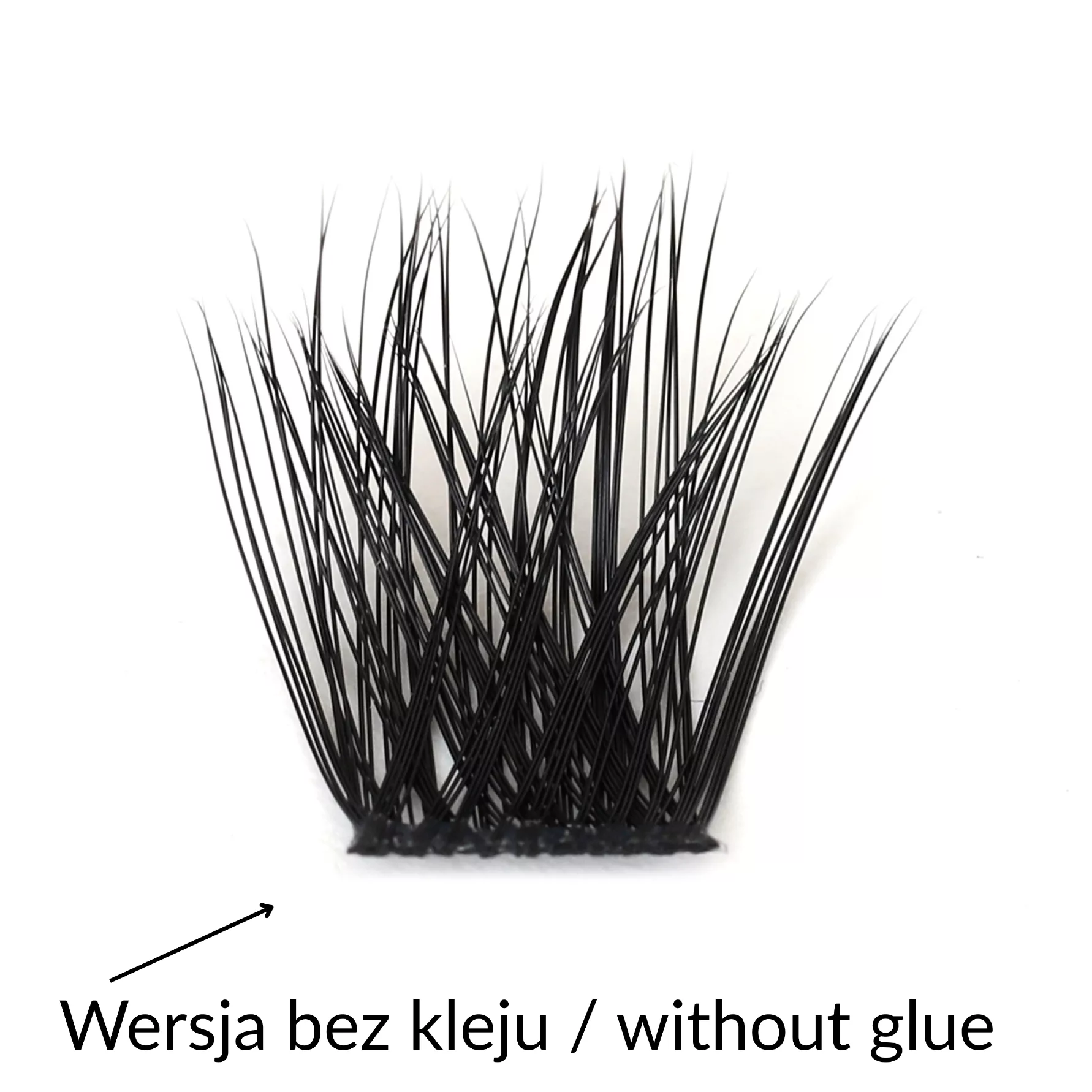 Rzęsy bondingowe ProjectLashes InvisiGrip DIY mix 10-12-14mm CLASSIC cluster