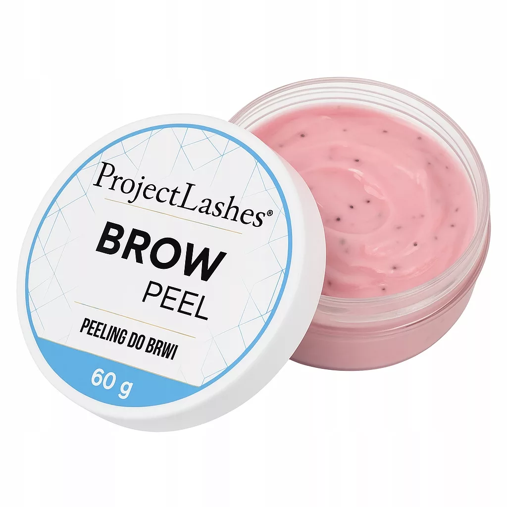 ProjectLashes peeling do brwi Brow scrub 60g różowy vit. E & Panthenol