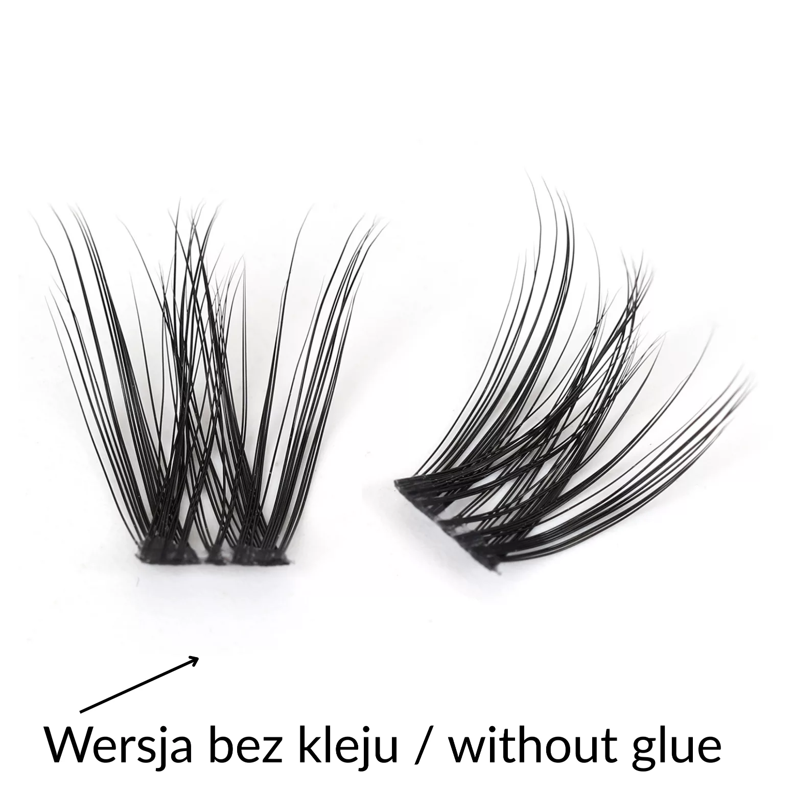 Rzęsy bondingowe ProjectLashes VelvetBond DIY mix 10-12-14mm CLASSIC cluster