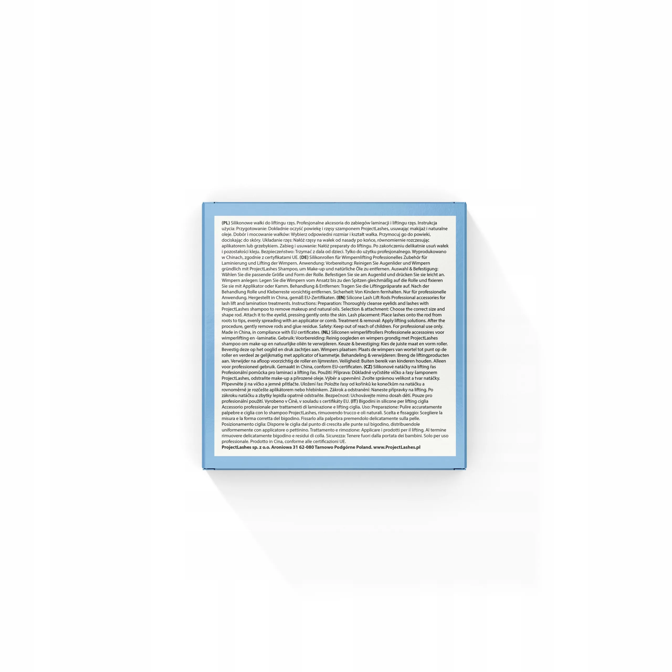 Silikonowe wałeczki wałki do liftingu rzęs ProjectLashes Rose Fins 5 par