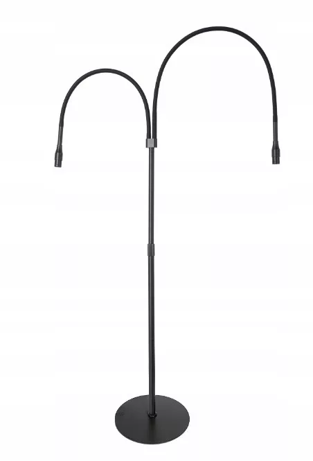 PODWÓJNA Lampa UV do przedłużania rzęs ProjectLashes + okulary CZARNA