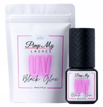 Klej do przedłużania rzęs UV Black Glue 5 ml Pimp My Lashes