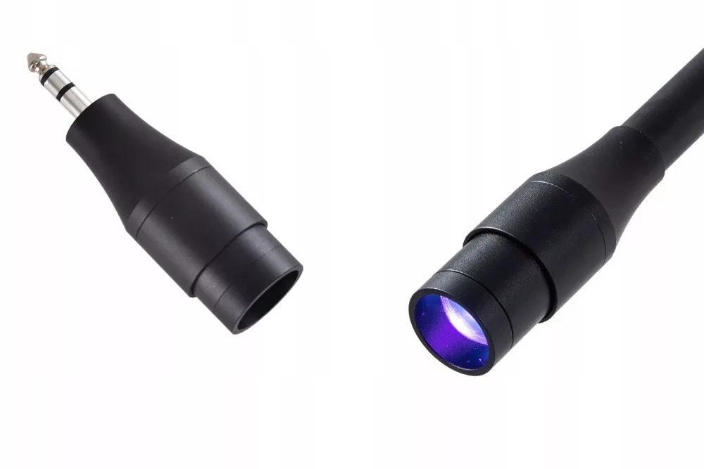 PODWÓJNA Lampa UV do przedłużania rzęs ProjectLashes + okulary CZARNA