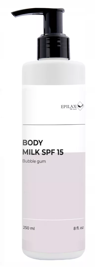 Epilax Mleczko do ciała Epilax SPF15 Bubble Gum 250 ml