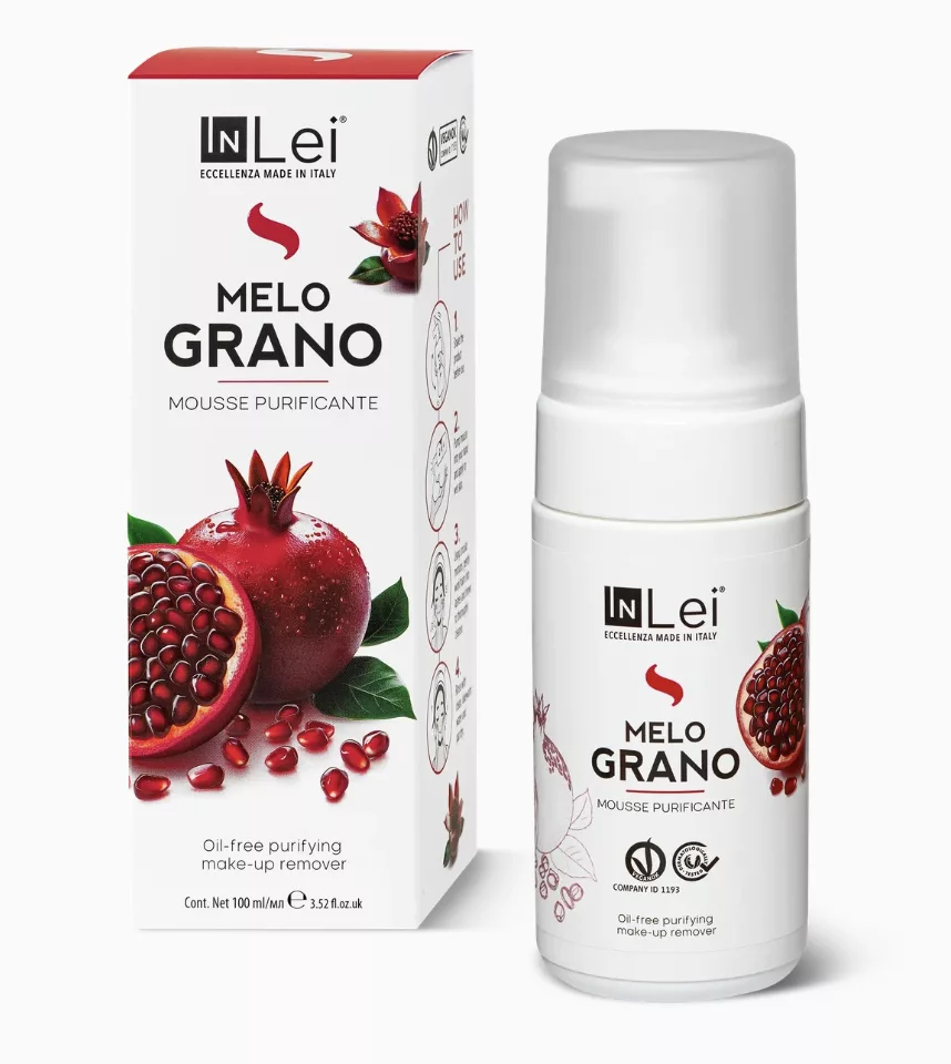 Inlei Mousse LEMON MIX delikatna pianka szampon do mycia i demakijażu 100ml