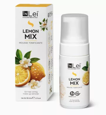 Inlei Mousse LEMON MIX delikatna pianka szampon do mycia i demakijażu 100ml