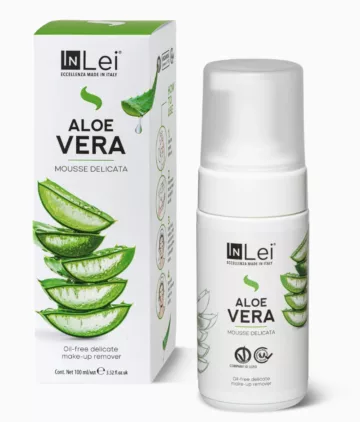 Inlei Mousse ALOE VERA delikatna pianka szampon do mycia i demakijażu 100ml