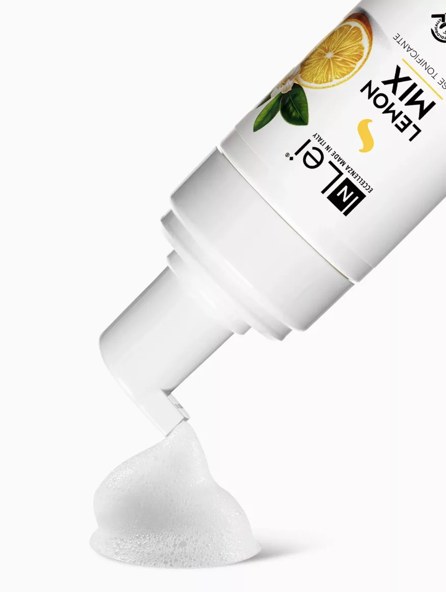 Inlei Mousse LEMON MIX delikatna pianka szampon do mycia i demakijażu 100ml