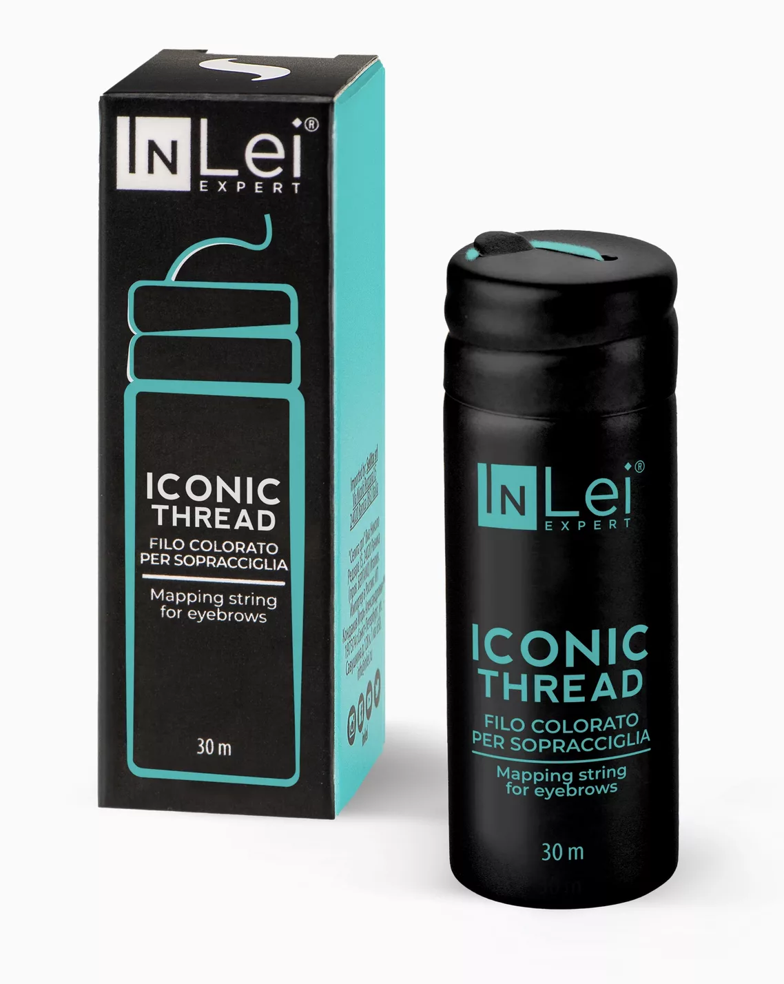 InLei ICONIC THREAD turkusowa nić do geometrii brwi