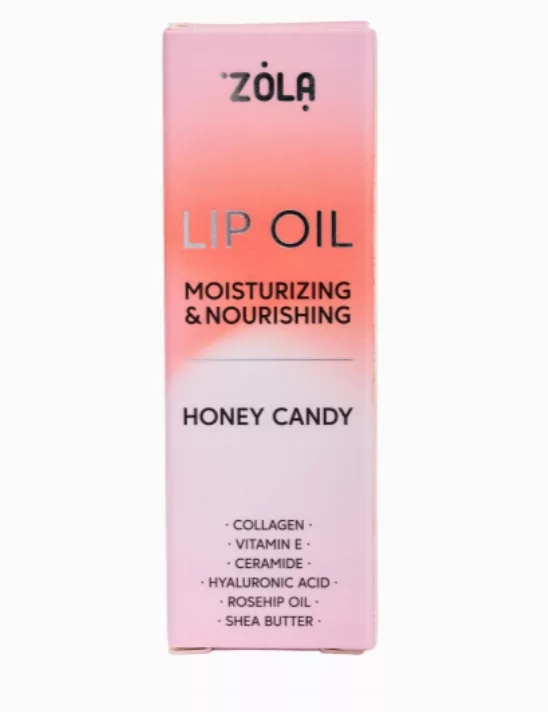 ZOLA Olejek odżywka do pielęgnacji ust Honey Candy 7 ml