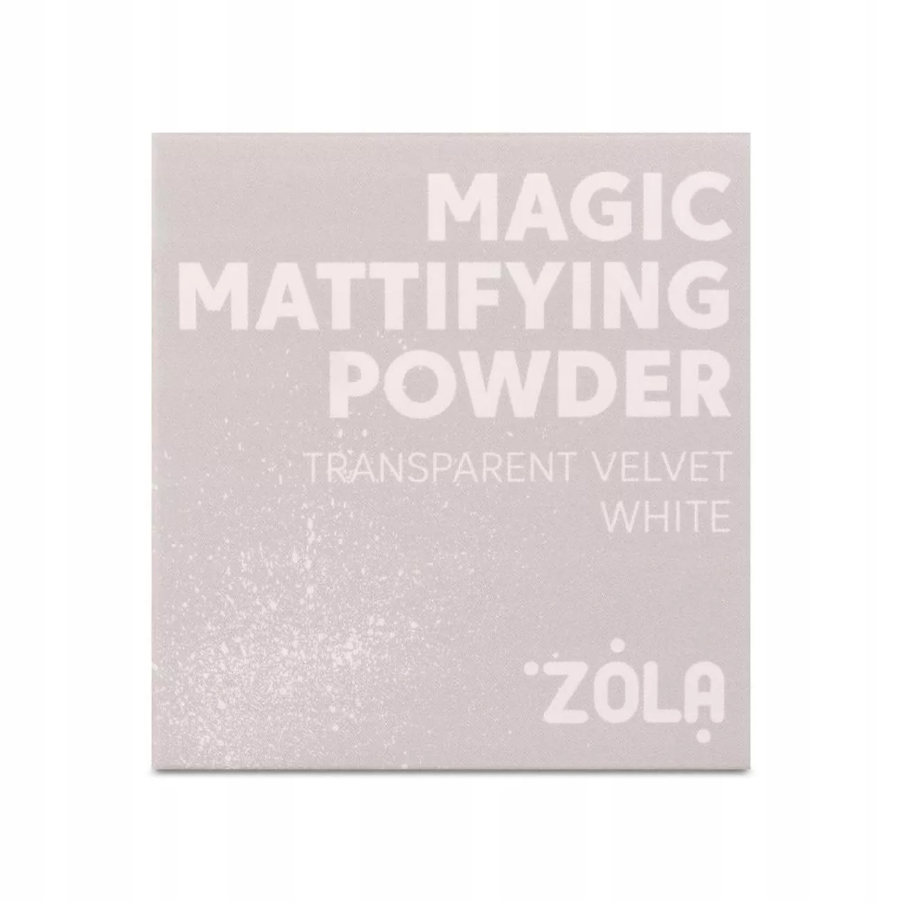 ZOLA Magic Mattifying Powder Puder do makijażu Matujący WHITE 5 g