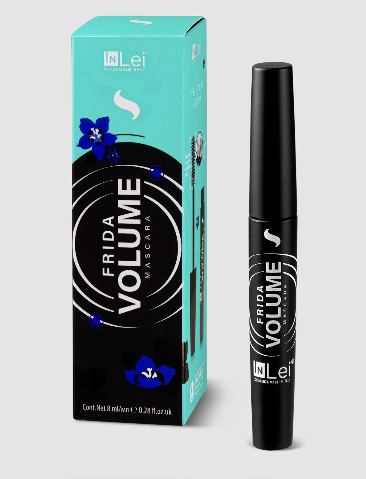 InLei FRIDA VOLUME tusz pogrubiający do rzęs naturalnych i przedłużanych 8ml