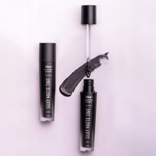 ZOLA Silky Matte Tint Płynne Cienie cień do Powiek 05 Black Velvet 5 ml