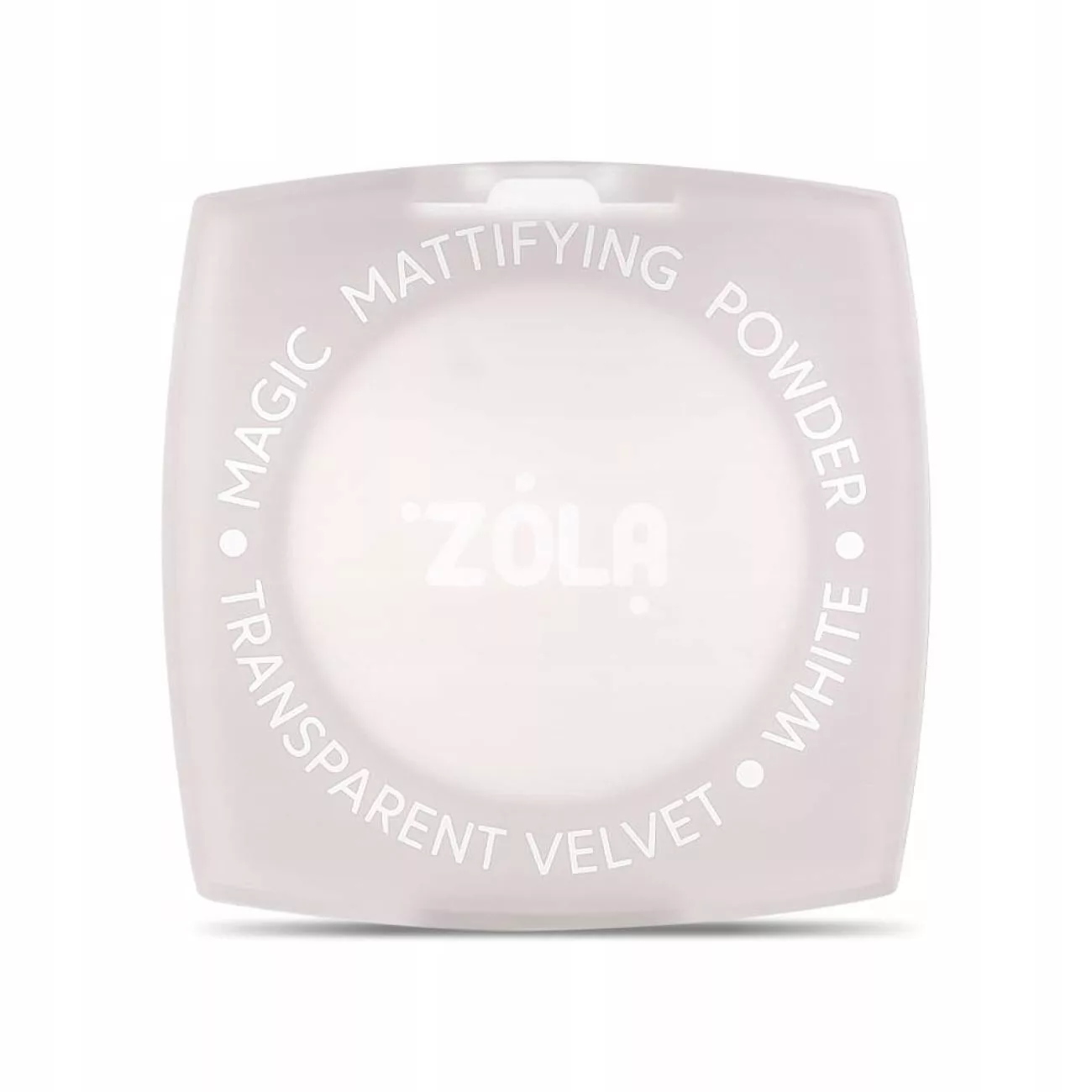 ZOLA Magic Mattifying Powder Puder do makijażu Matujący WHITE 5 g