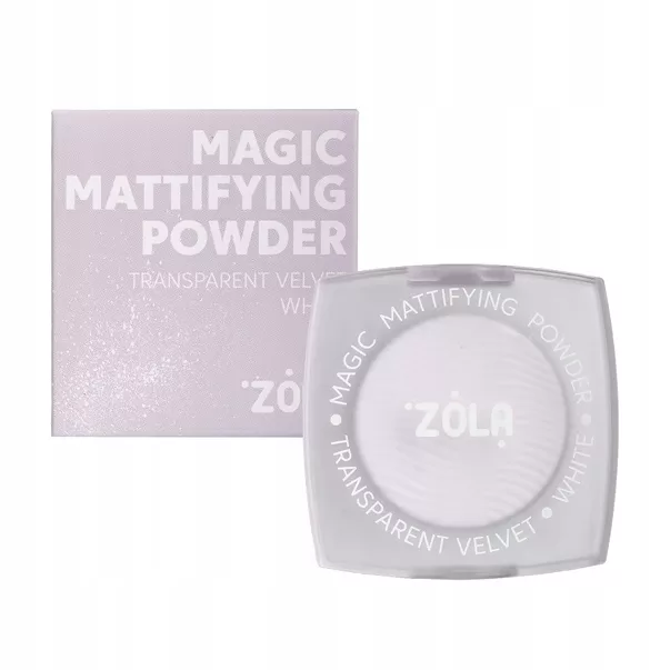ZOLA Magic Mattifying Powder Puder do makijażu Matujący WHITE 5 g