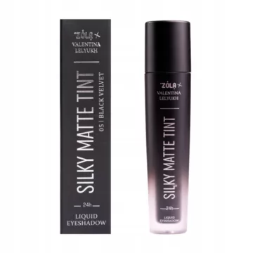 ZOLA Silky Matte Tint Płynne Cienie cień do Powiek 05 Black Velvet 5 ml