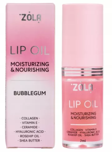 ZOLA Olejek odżywka do pielęgnacji ust BubbleGum 7 ml