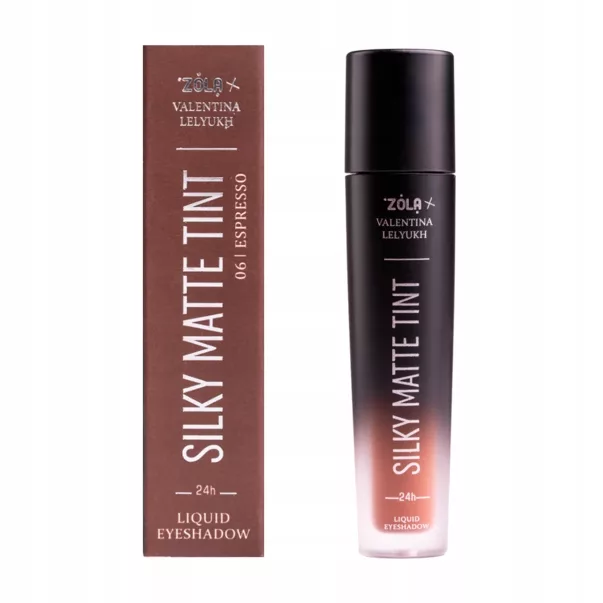 ZOLA Silky Matte Tint Płynne Cienie cień do Powiek 07 Smoky Orchid 5 ml