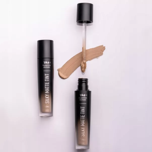 ZOLA Silky Matte Tint Płynne Cienie cień do Powiek 01 Soft Beige 5 ml