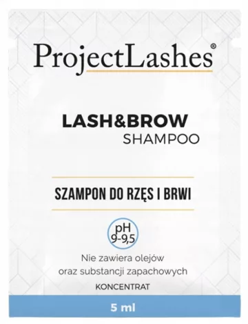 SZAMPON DO RZĘS ProjectLashes KONCENTRAT 5 ml wysokie 9,5pH