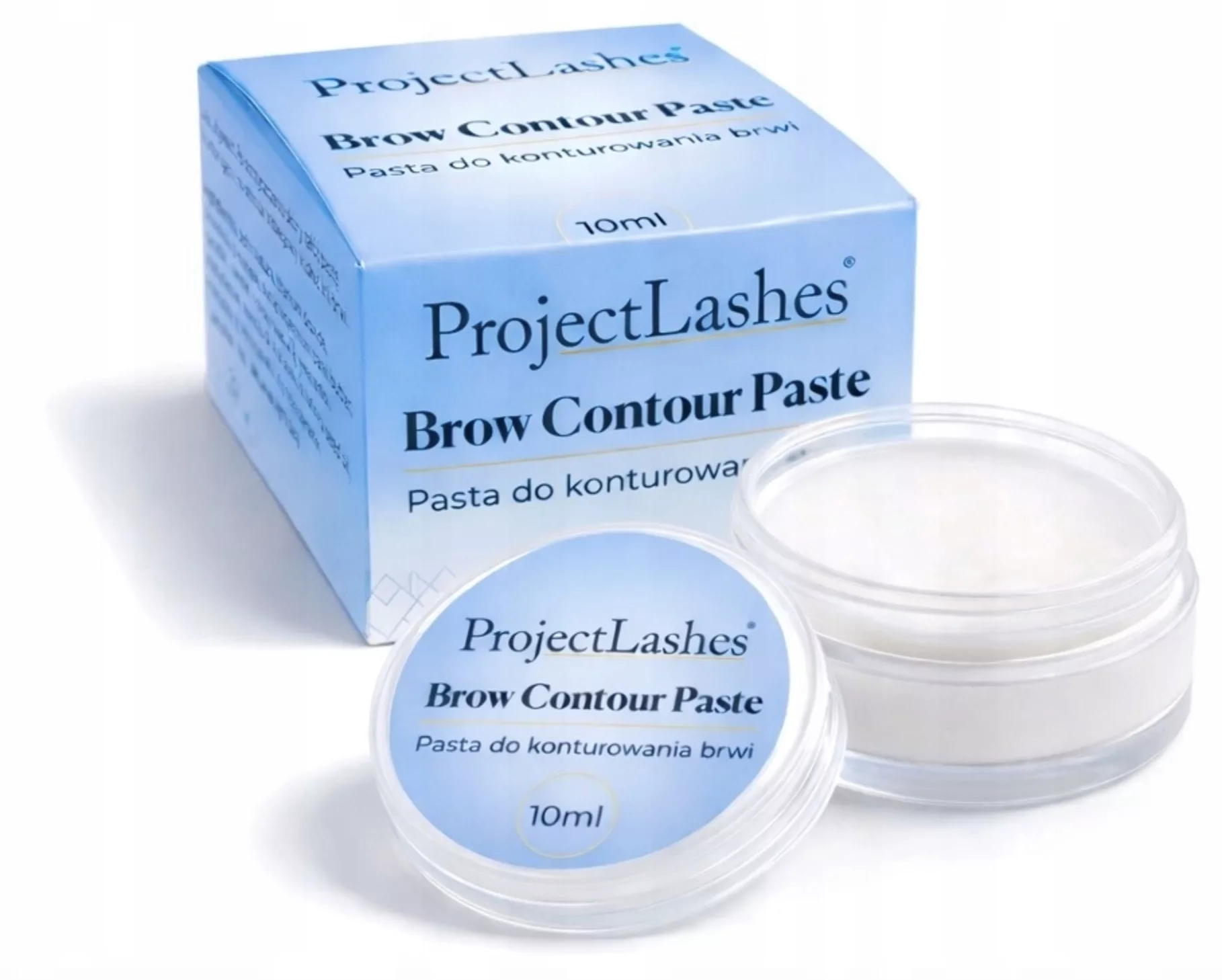 Pasta do konturowania brwi ProjectLashes Brow Contour Paste 10ml Pure White