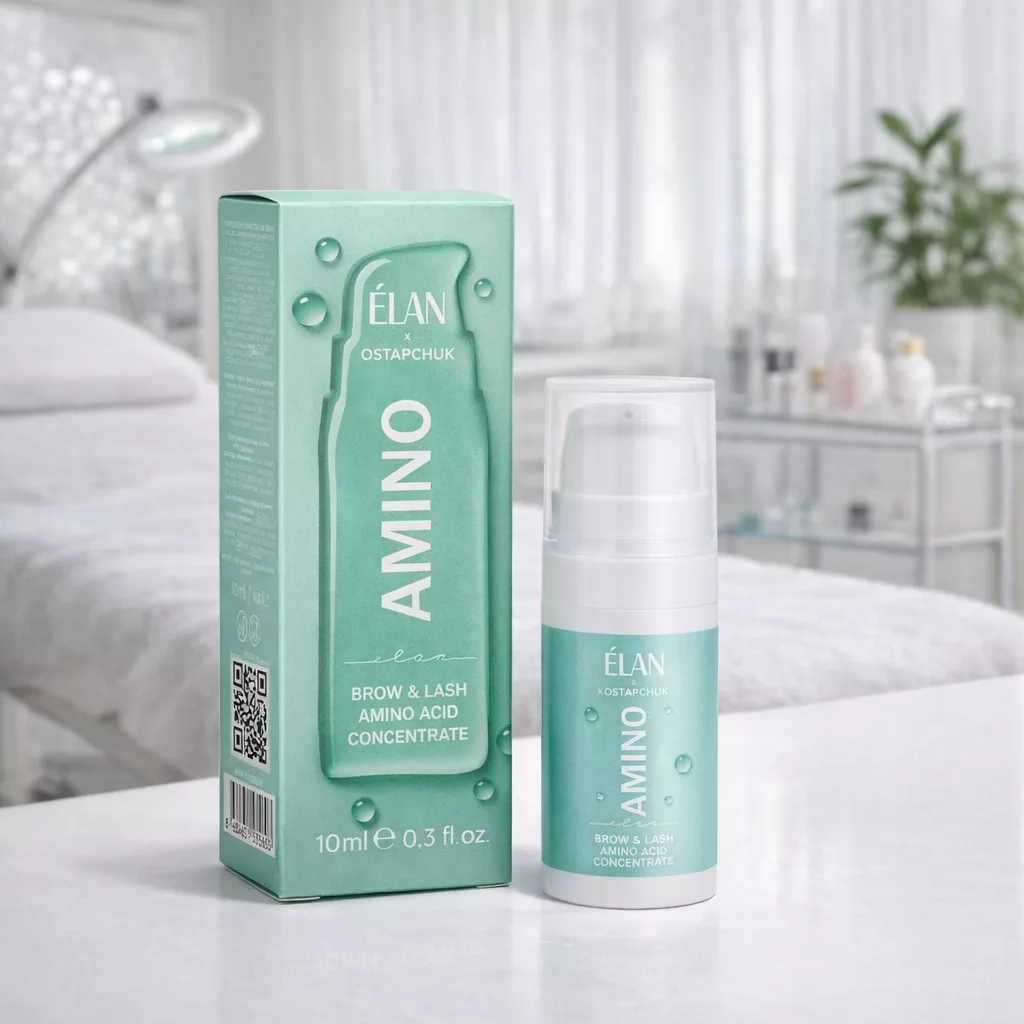 Koncentrat aminokwasowy do brwi i rzęs regenerujący ELAN 10 ml regeneracja
