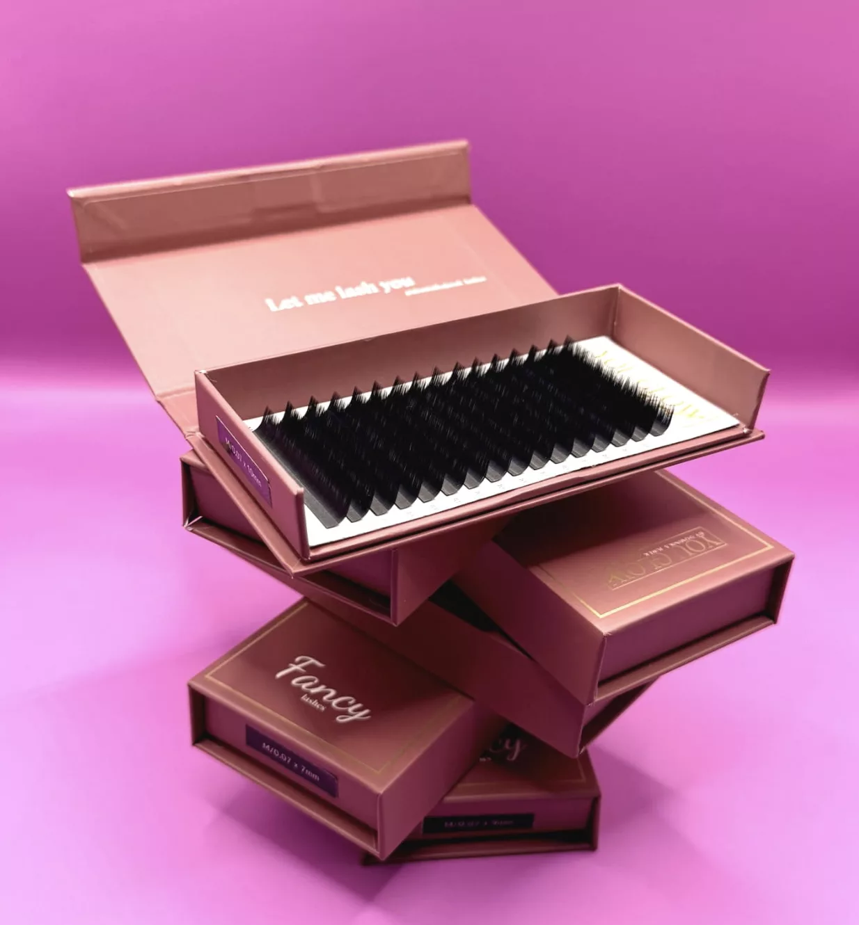 Rzęsy syntetyczne YOU GLOW GIRL M 0,07